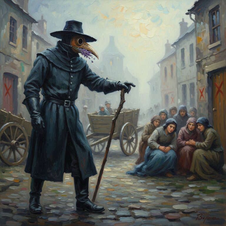 Dziobate maski dżumy – symbol grozy z ziołami i historią