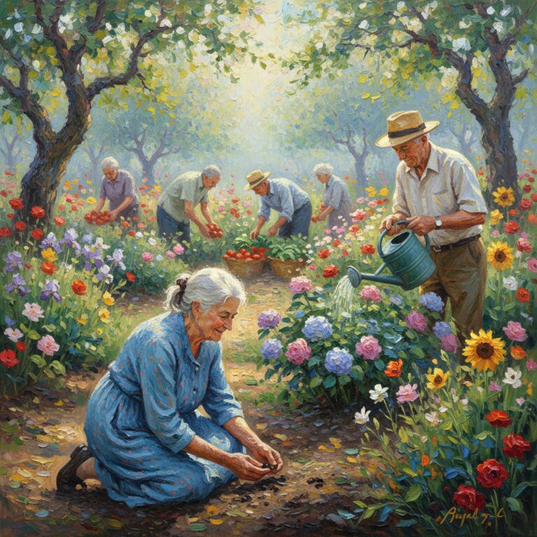 Hortiterapia w praktyce – jak ogrodnictwo wspiera zdrowie seniorów poprzez redukcję stresu i poprawę samopoczucia