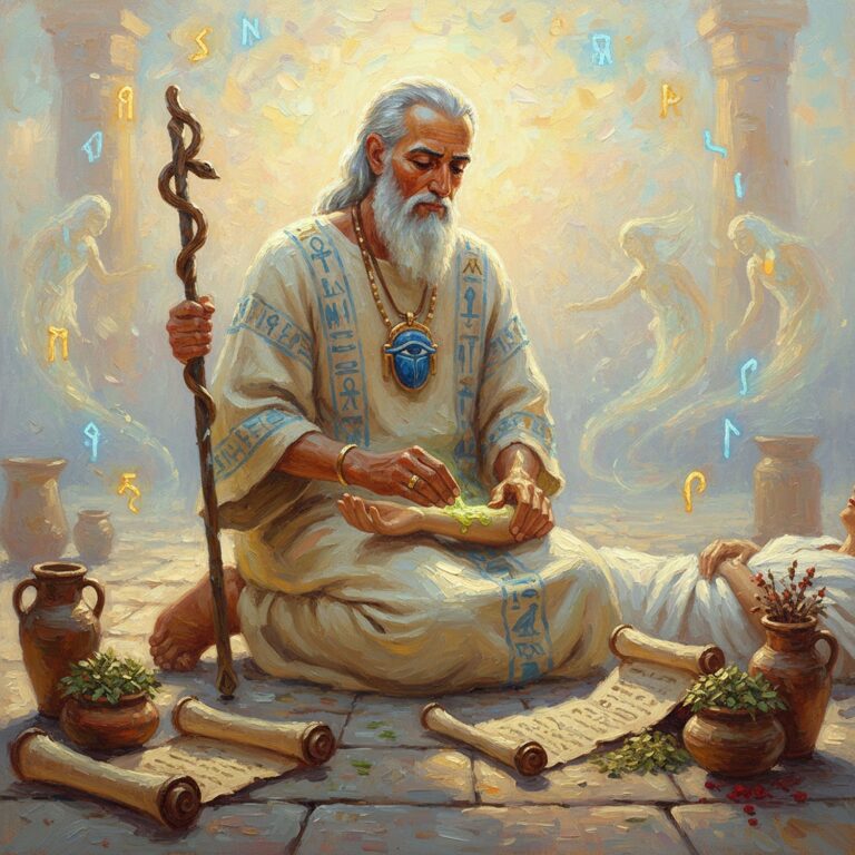 Starożytne szaty uzdrowicieli – od tunik po amulety ochronne