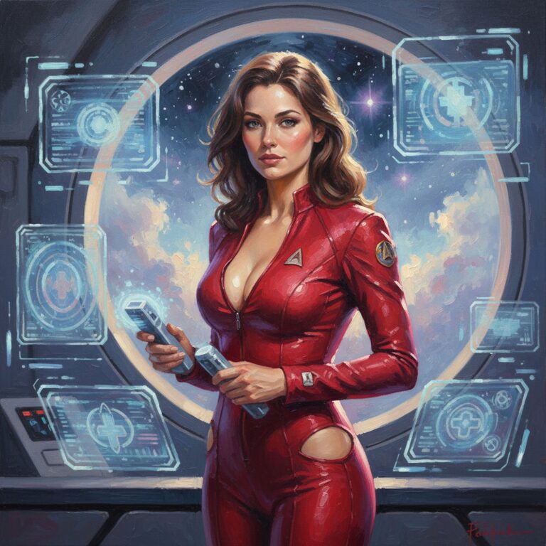 Futurystyczne uniformy medyczne w science-fiction – seksapil kosmiczny