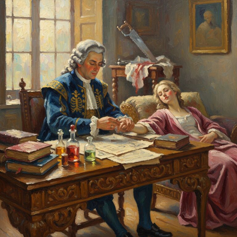 Elegancja renesansowych lekarzy – peruki i jedwabne kamizelki w gabinetach medycznych