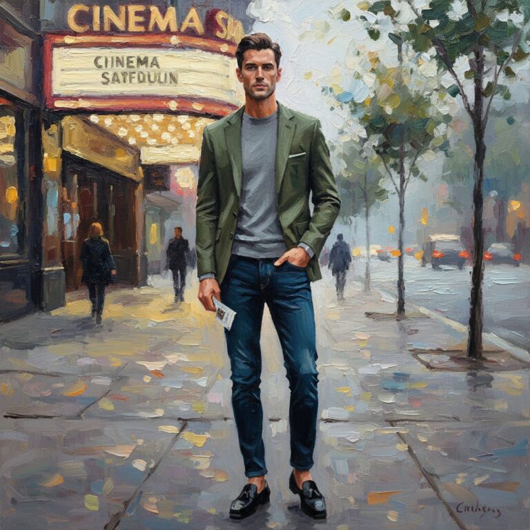 Stylowa marynarka oliwkowa – klucz do casualowego looku na wieczór