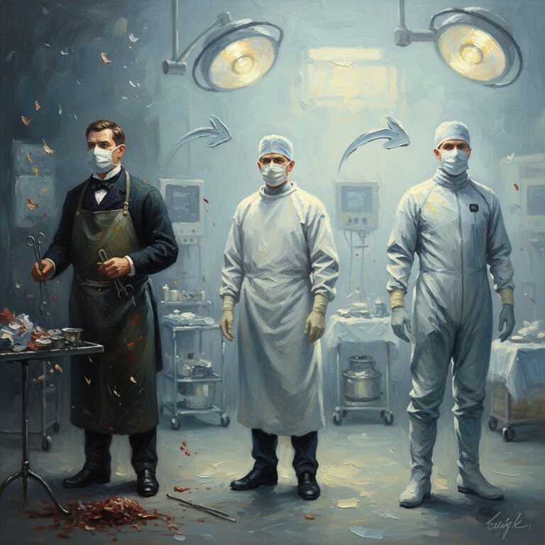 Stroje operacyjne – od gumowych fartuchów do sterylnych kombinezonów