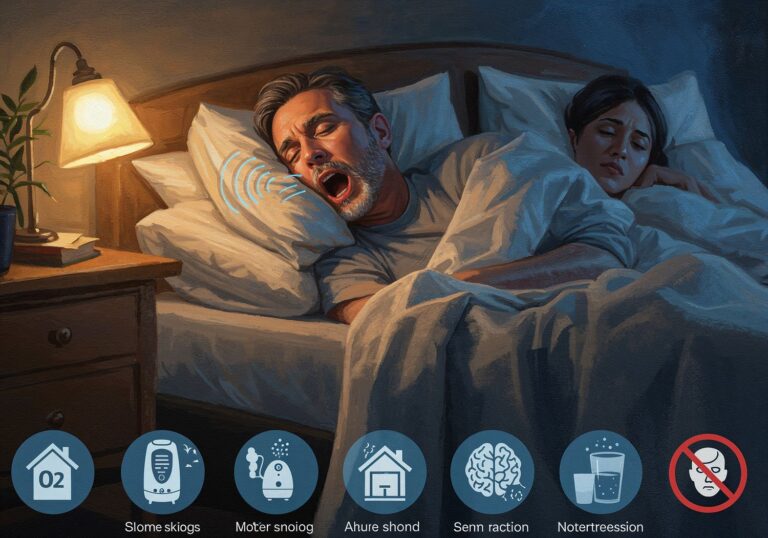 Chrapanie i bezdech senny – ukryte zagrożenia dla snu i zdrowia oraz skuteczne sposoby na ulgę w domu
