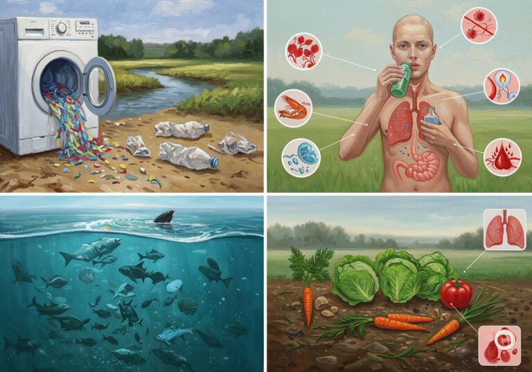 Mikroplastik z tekstyliów i opakowań – ukryte zagrożenie w naszym jedzeniu i ciele