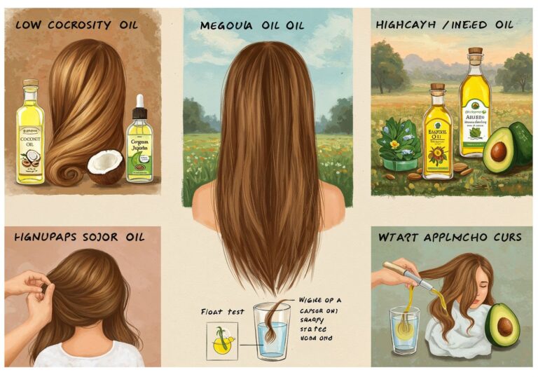 Olejowanie włosów – nauka i praktyka w doborze oleju do porowatości