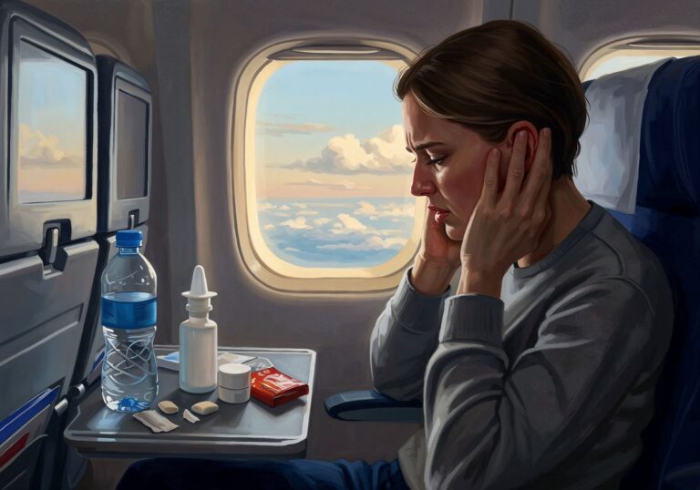 Jak lot samolotem wpływa na organizm – ciśnienie, uszy, zatoki i skóra w pigułce