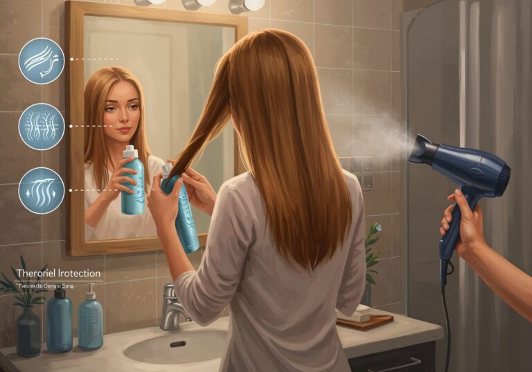 Jak suszyć i stylizować włosy bez uszkodzeń termicznych – rola termo-ochrony i chłodnego nawiewu
