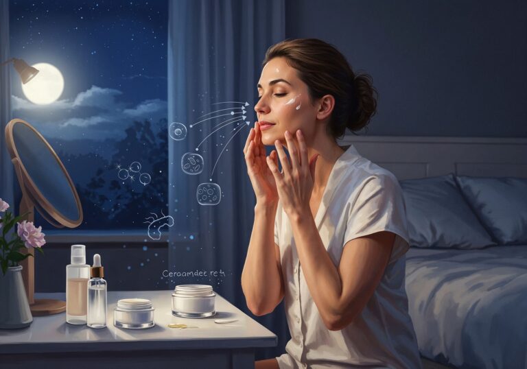Nocna pielęgnacja skóry – jak wspiera sen i regenerację mikrobiomu