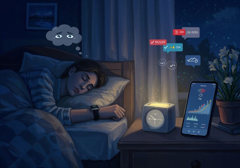 Technologia w sypialni – aplikacje do śledzenia snu i inteligentne budziki