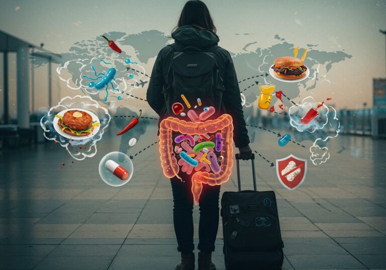 Mikrobiom w podróży – jak chronić florę bakteryjną przed stresem, zmianą diety i antybiotykami