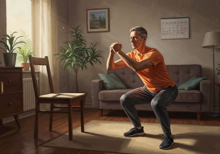 Buduj siłę w domu – trening siłowy bez sprzętu dla zdrowych kości i mięśni