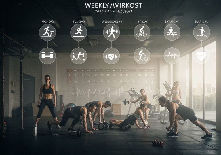 Planowanie tygodniowego treningu – miks siłowego i cardio dla optymalnego zdrowia metabolicznego