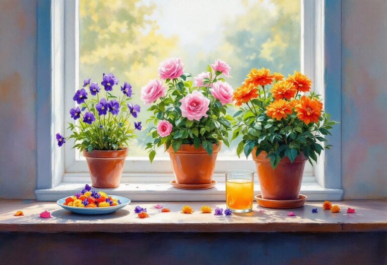 Odkryj jadalne kwiaty w kuchni – uprawa fiołków, róż i nagietków w domu dla koloru, smaku i zdrowia