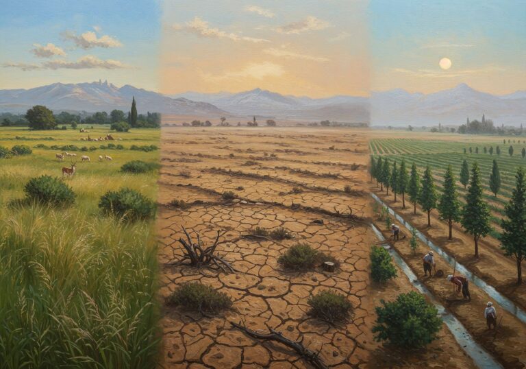 Od zielonych stepów do jałowych półpustyn – ewolucja i degradacja roślinności w Iranie