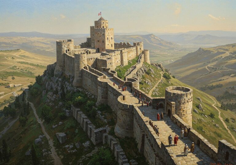 Krak des Chevaliers – najpotężniejszy zamek krzyżowców w górach Syrii