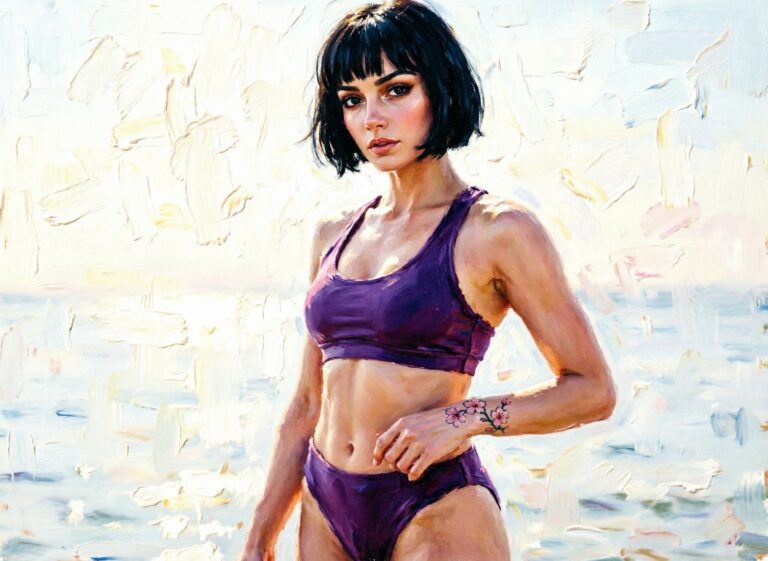 Złote bikini biżuteryjne jako wyraz letniego luksusu na plaży