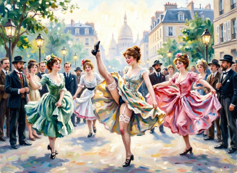 Romantyczny Paryż Belle Époque i zmysłowa rewolucja kankana w ogrodach Montmartre