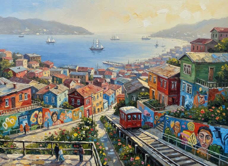 Odkryj kolonialny urok i artystyczną energię Valparaíso – kolorowego portowego miasta Chile
